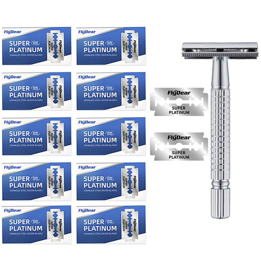 Stainless steel double-blade Razor