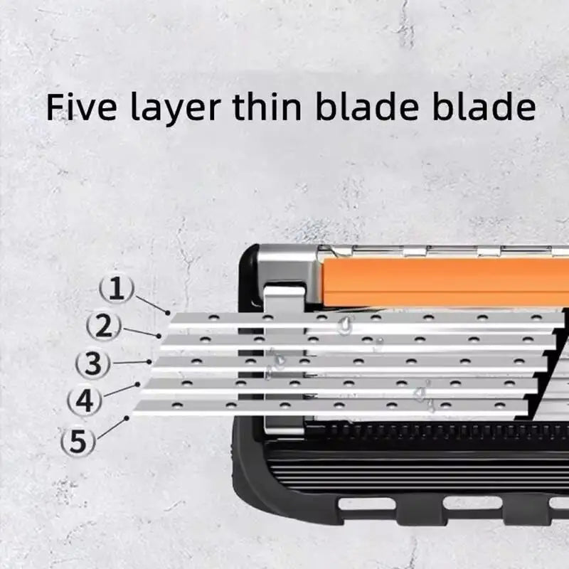 Five Layer Blade Manual Razor Blade