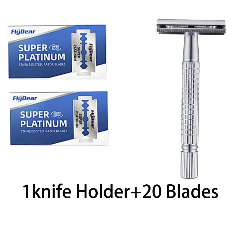 Stainless steel double-blade Razor