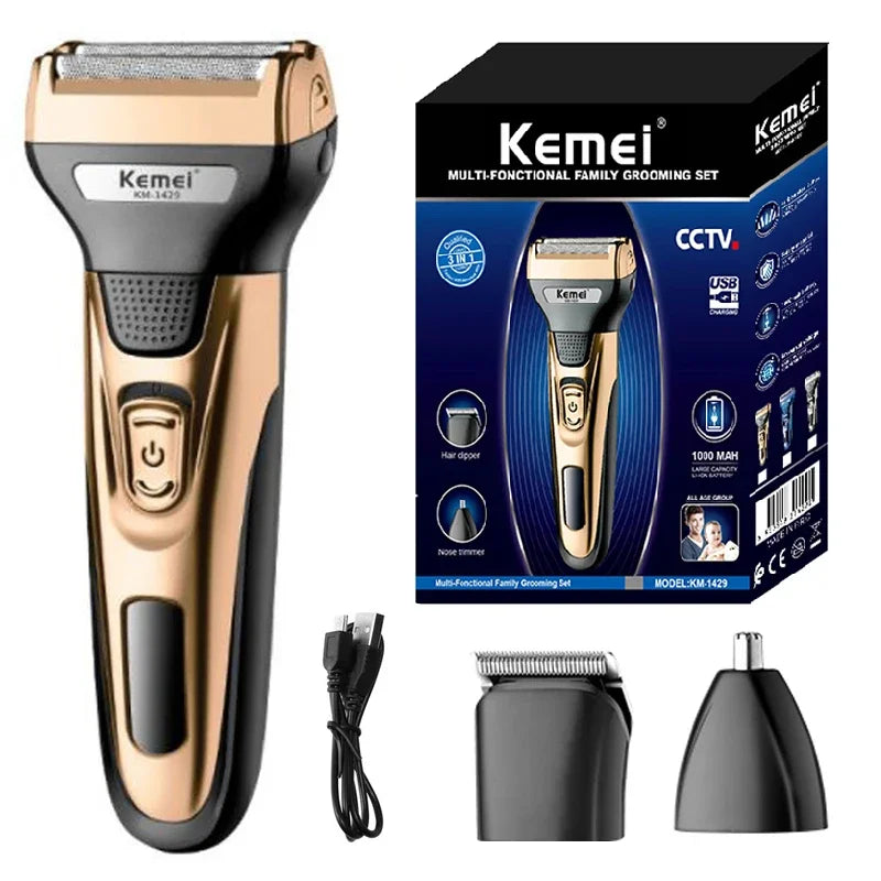 3in1 grooming kit electric shaver