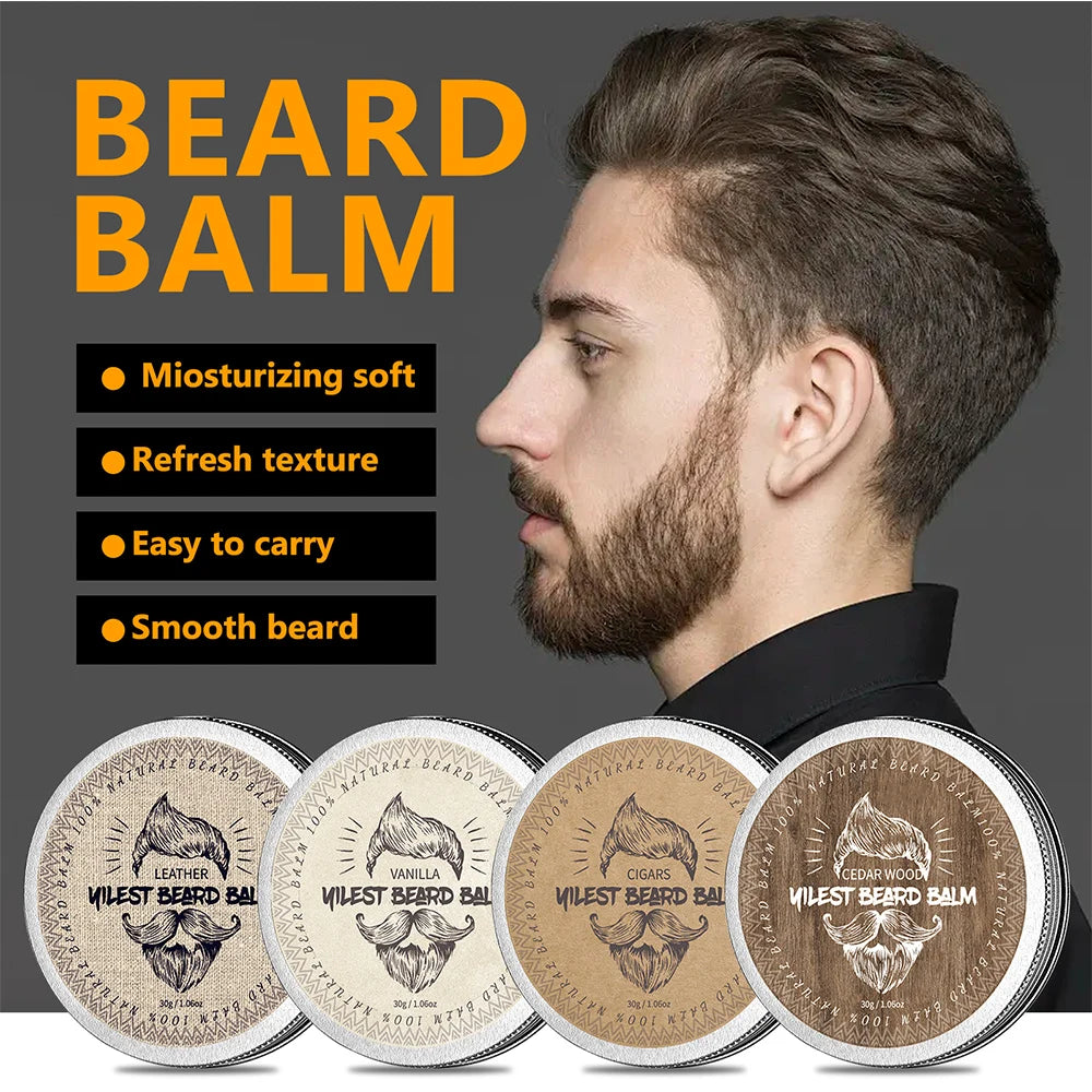 Natural Moisturizing Beard Balm Wax