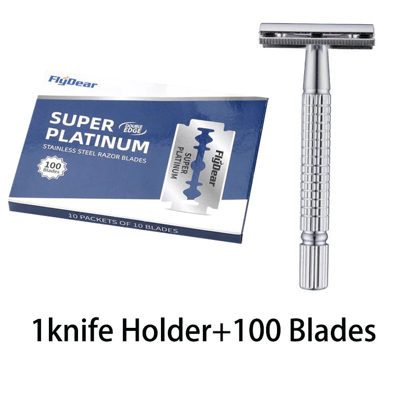 Stainless steel double-blade Razor