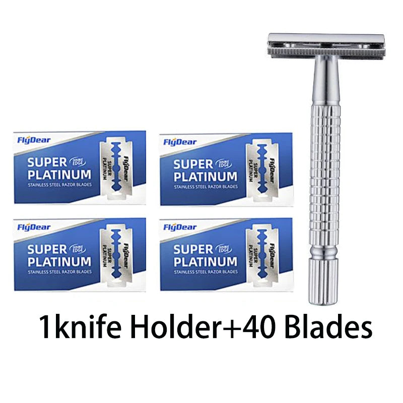 Stainless steel double-blade Razor